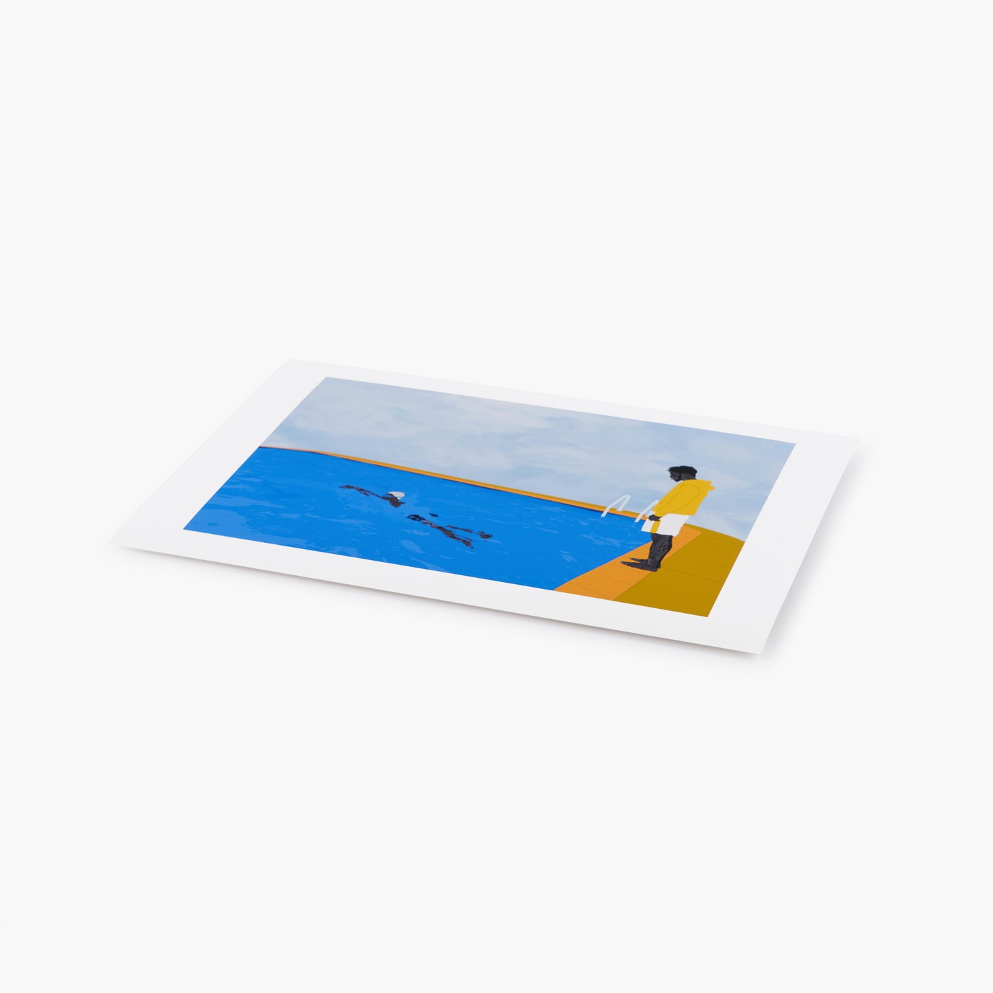 Pool day II - portrait of an artist, 2021 - Timed Drop by Bridgeman Editions
