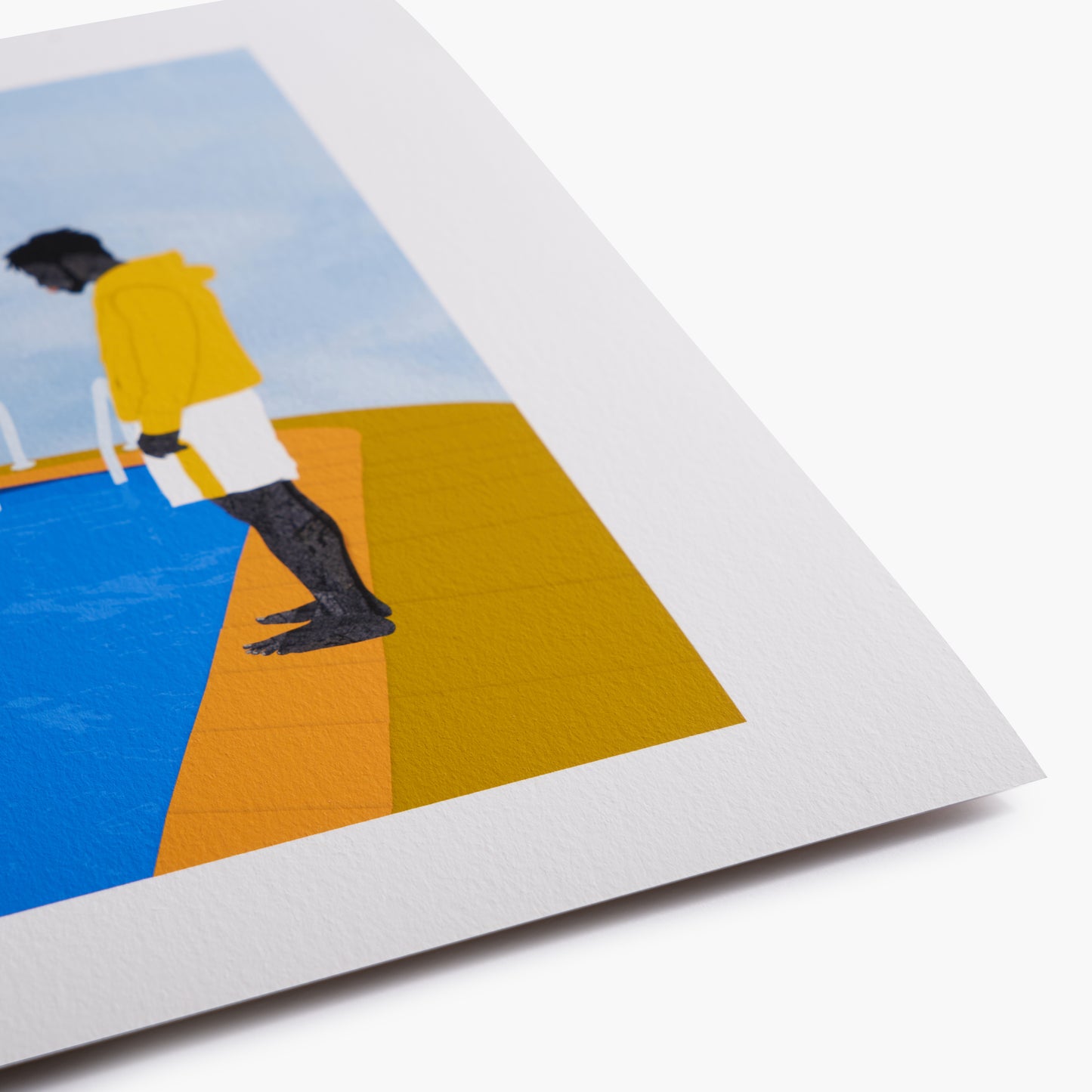 Pool day II - portrait of an artist, 2021 - Timed Drop by Bridgeman Editions