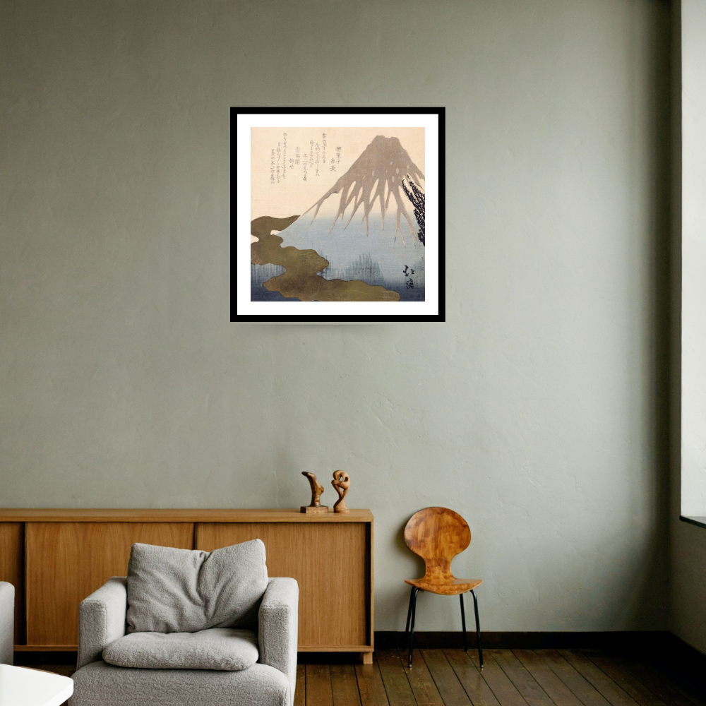 Mount Fuji Under the Snow, c1820-1830