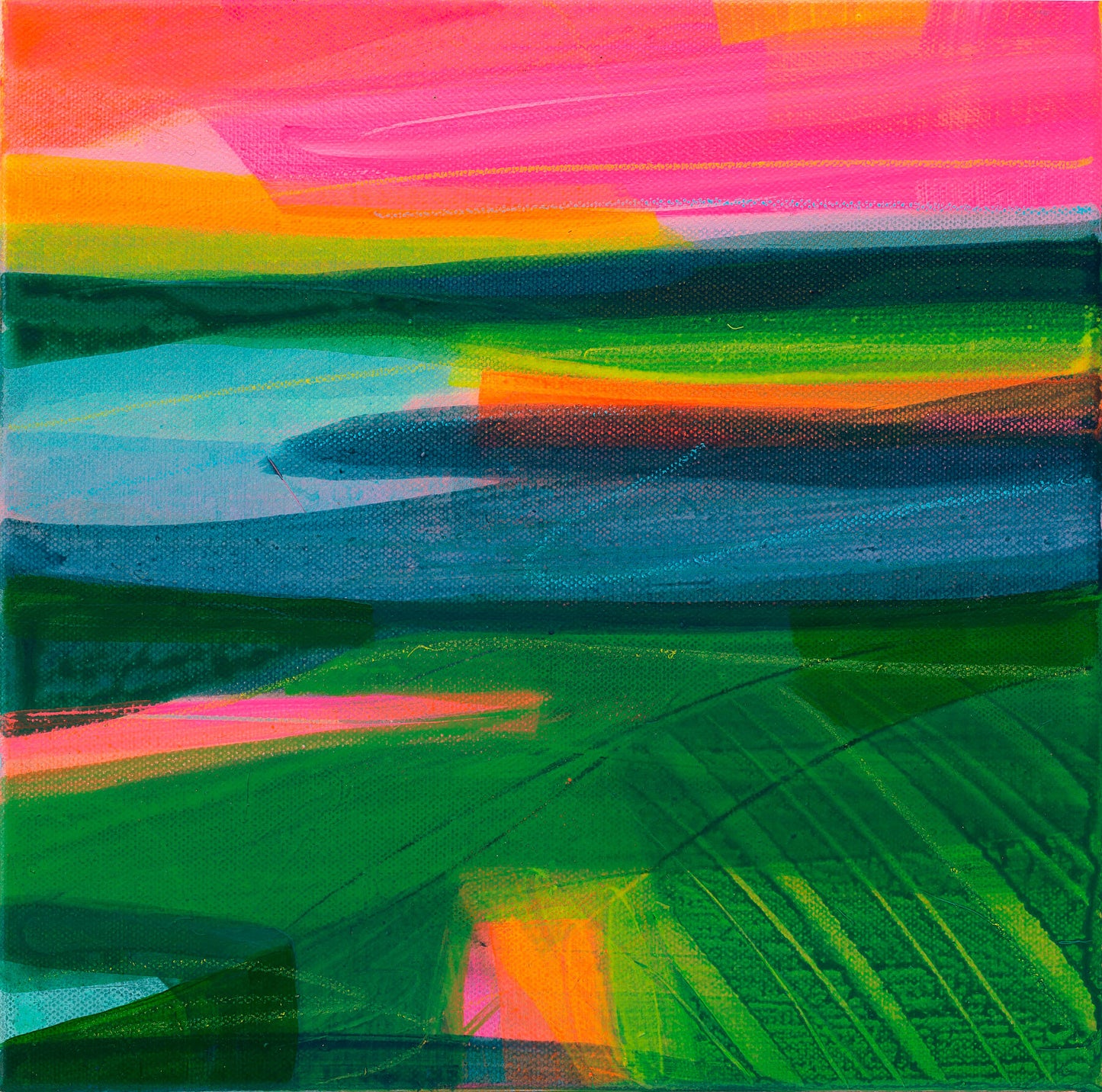 Embraced by Sussex, 2021 - Bridgwater, Contemporary, Faye, Painting by Bridgeman Editions