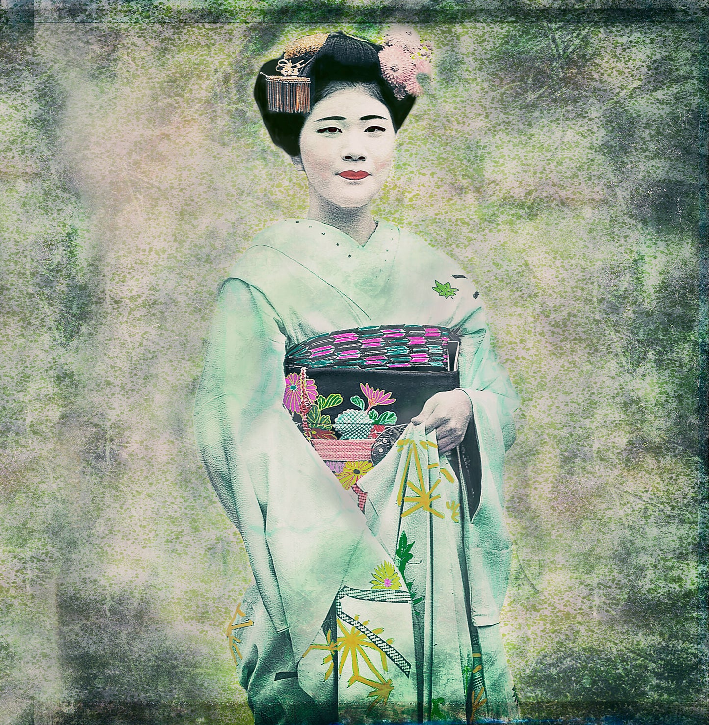 Jon Nicholson, Art shot hand painted on iPad, Geosha, Japan - by Bridgeman Editions