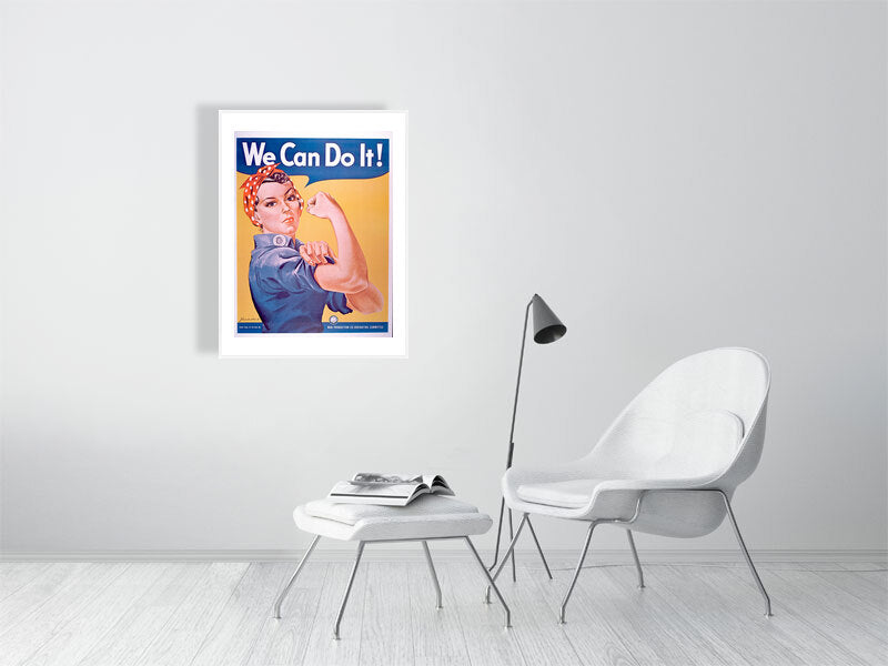 J. Howard Miller, We can do it! c1942 - Vintage Posters - Bridgeman Editions by Bridgeman Editions