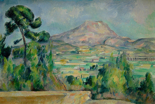 Paul Cezanne, Mont Sainte-Victoire, c1887-90 -  by  Bridgeman Editions