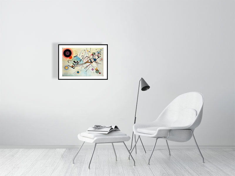 Wassily Kandinsky, Composition VIII, 1923 - Kandinsky, Masters, Painting, Wassily (1866-1944) by Bridgeman Editions