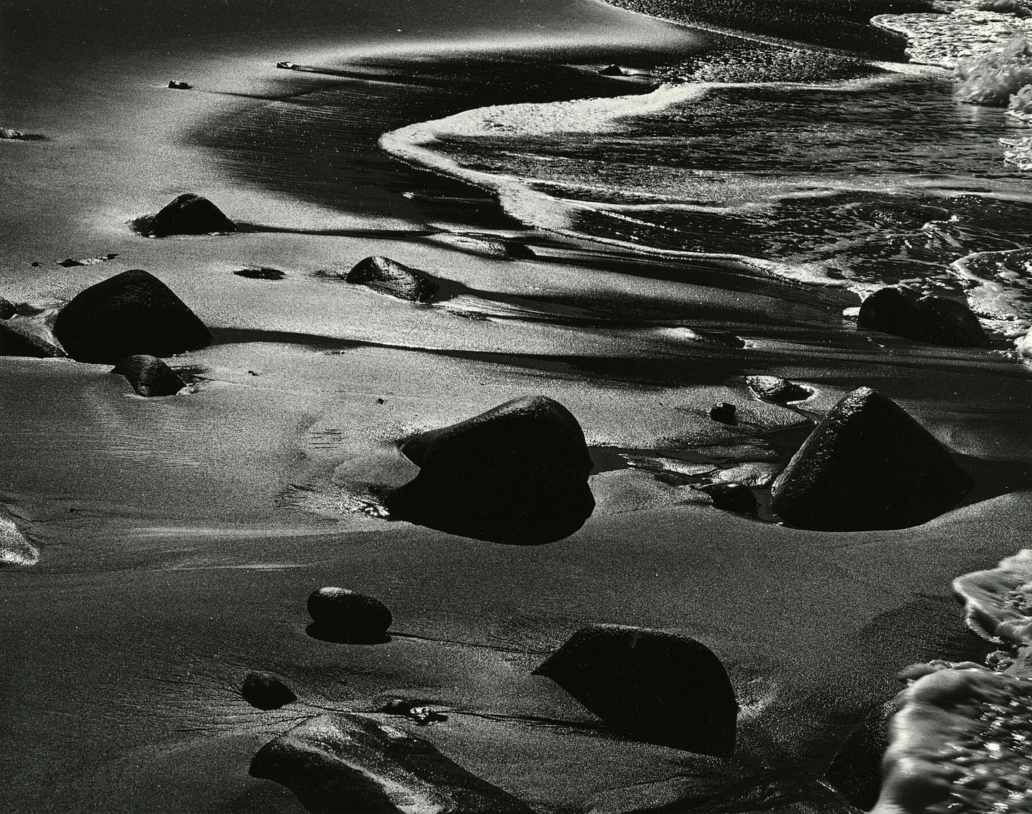 Rocks Water Coast California, 1975 -  by  Bridgeman Editions