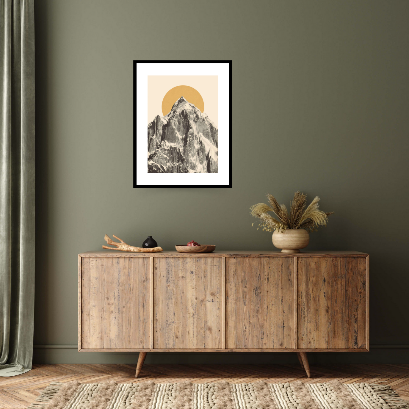 Mountainscape 5, 2019 - Bodart, Contemporary, Florent, Painting by Bridgeman Editions