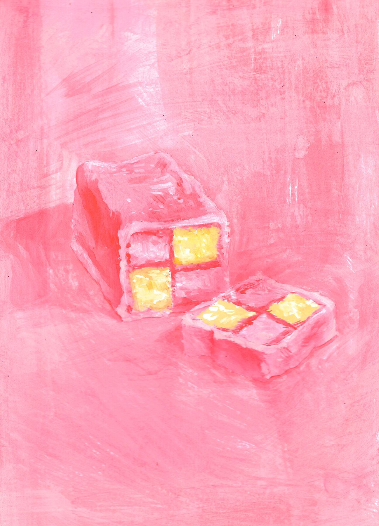 Battenberg Pink Yellow, 2024 - by Bridgeman Editions