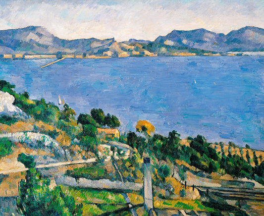 L'Estaque View of the Bay of Marseilles, c1878-79 -  by  Bridgeman Editions