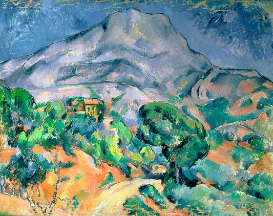 Paul Cezanne, Mont Sainte-Victoire France, 1900 -  by  Bridgeman Editions