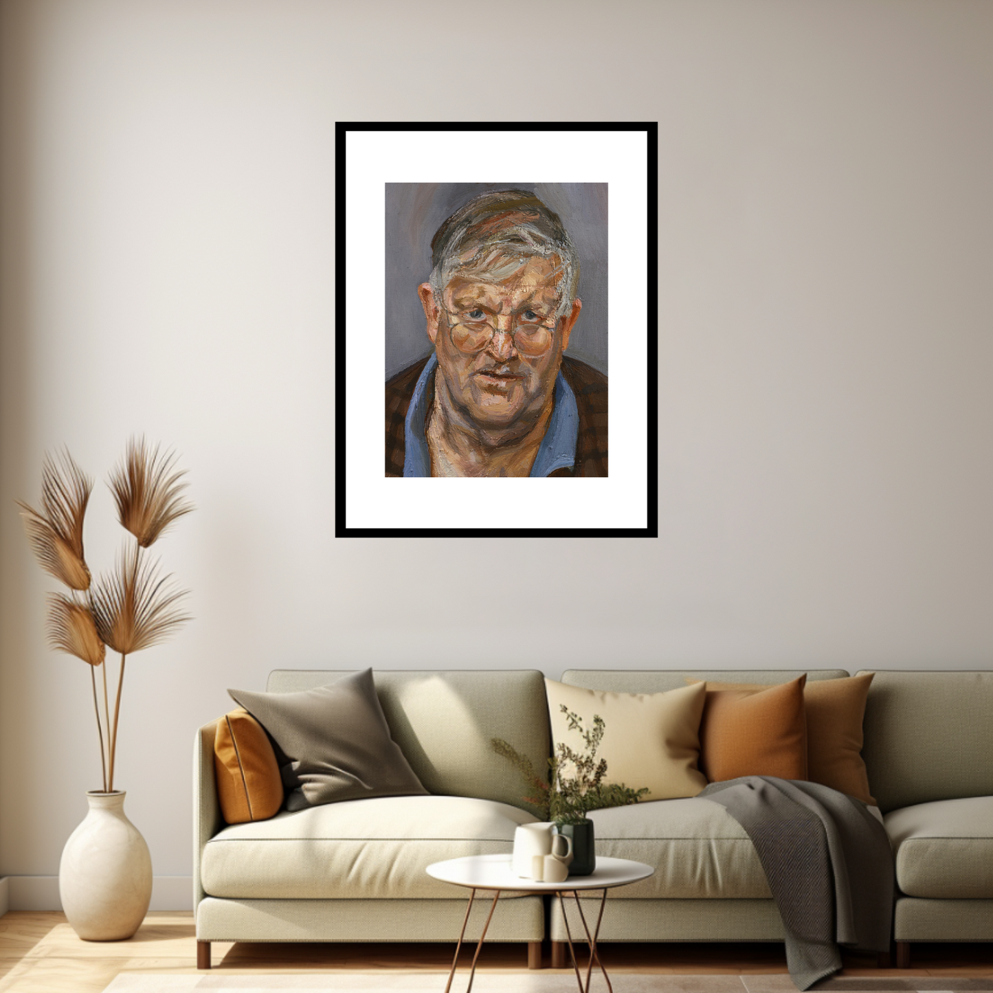 David Hockney, 2002 - Lucian Freud by Bridgeman Editions