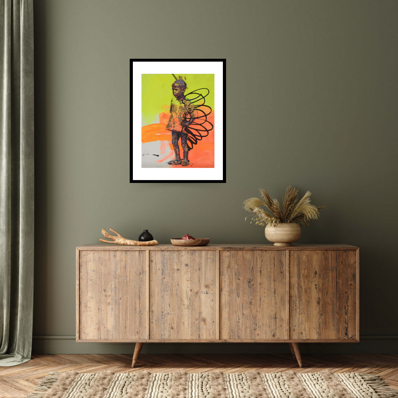 Butterfly people - Aaron, Aaron Bevan-Bailey, Bevan-Bailey, Painting by Bridgeman Editions