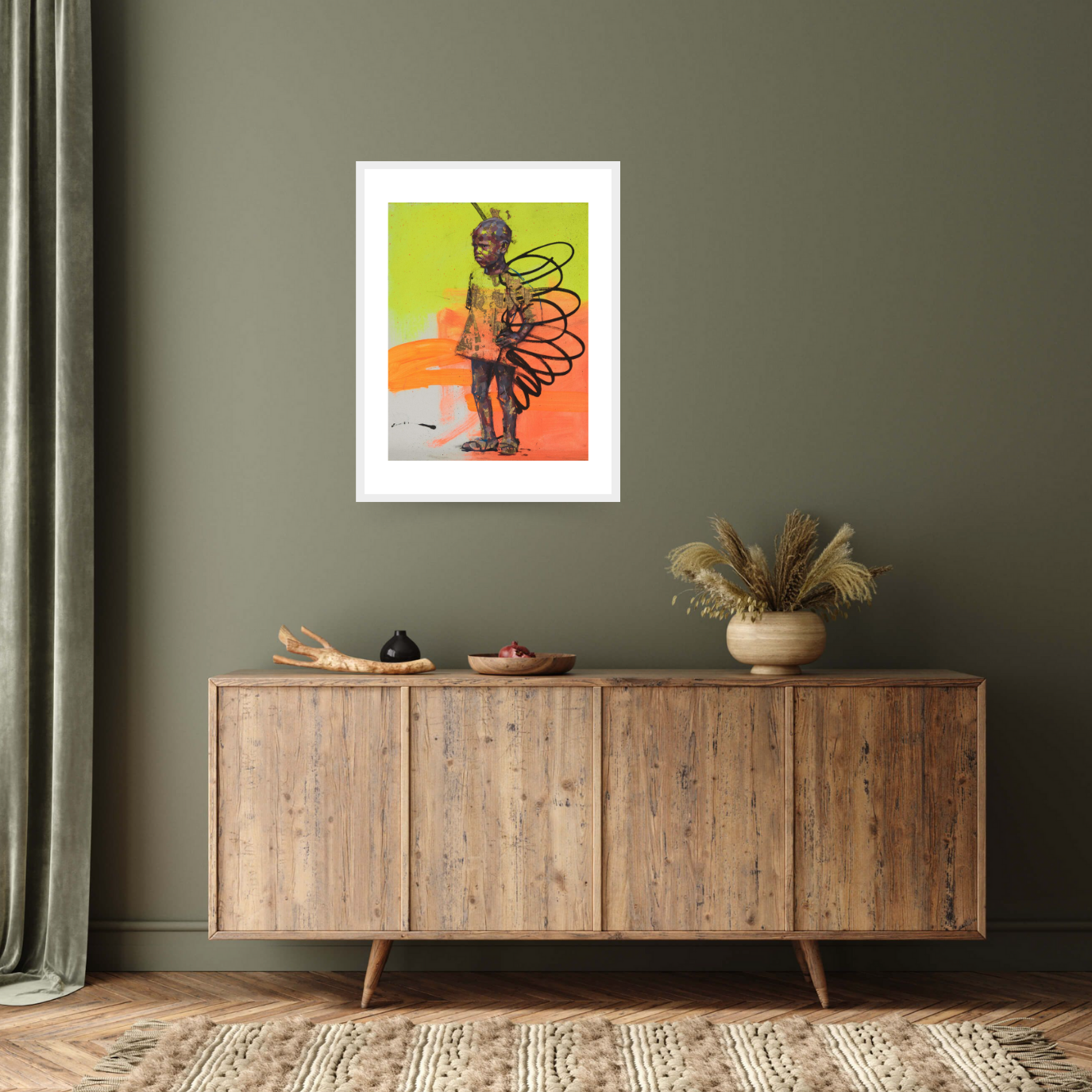 Butterfly people - Aaron, Aaron Bevan-Bailey, Bevan-Bailey, Painting by Bridgeman Editions