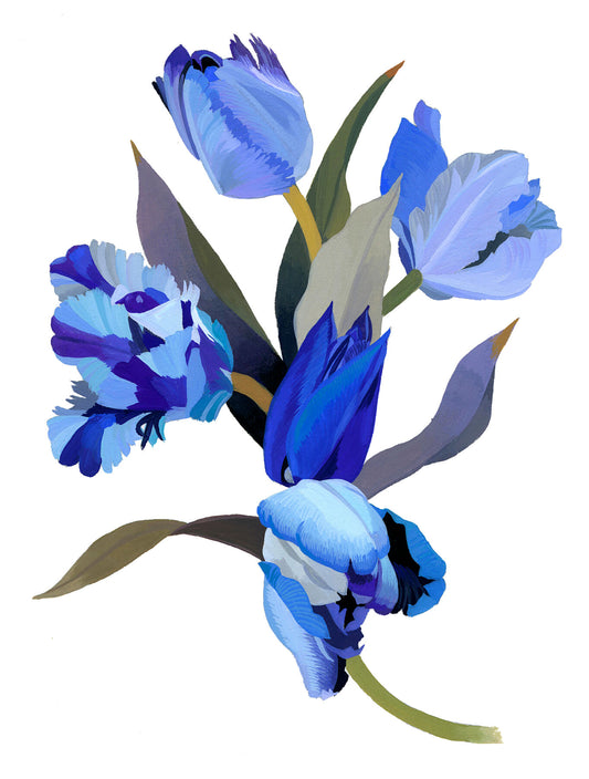 Hiroyuki Izutsu, Blue tulip, 2017 -  by  Bridgeman Editions