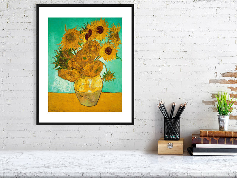 Vincent Van Gogh, Sunflowers, 1888 - BALowned, Gogh, Masters, Painting, Vincent van (1853-90) by  Bridgeman Editions