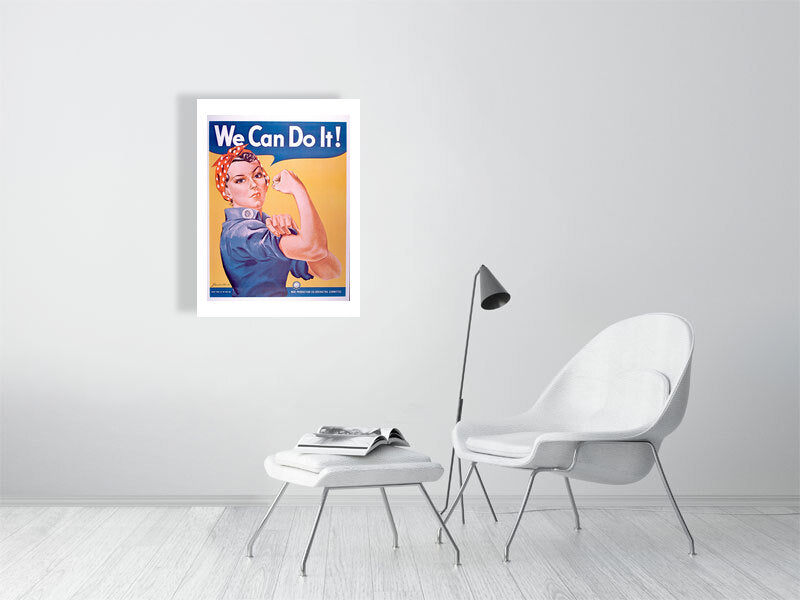 J. Howard Miller, We can do it! c1942 - Vintage Posters - Bridgeman Editions by Bridgeman Editions