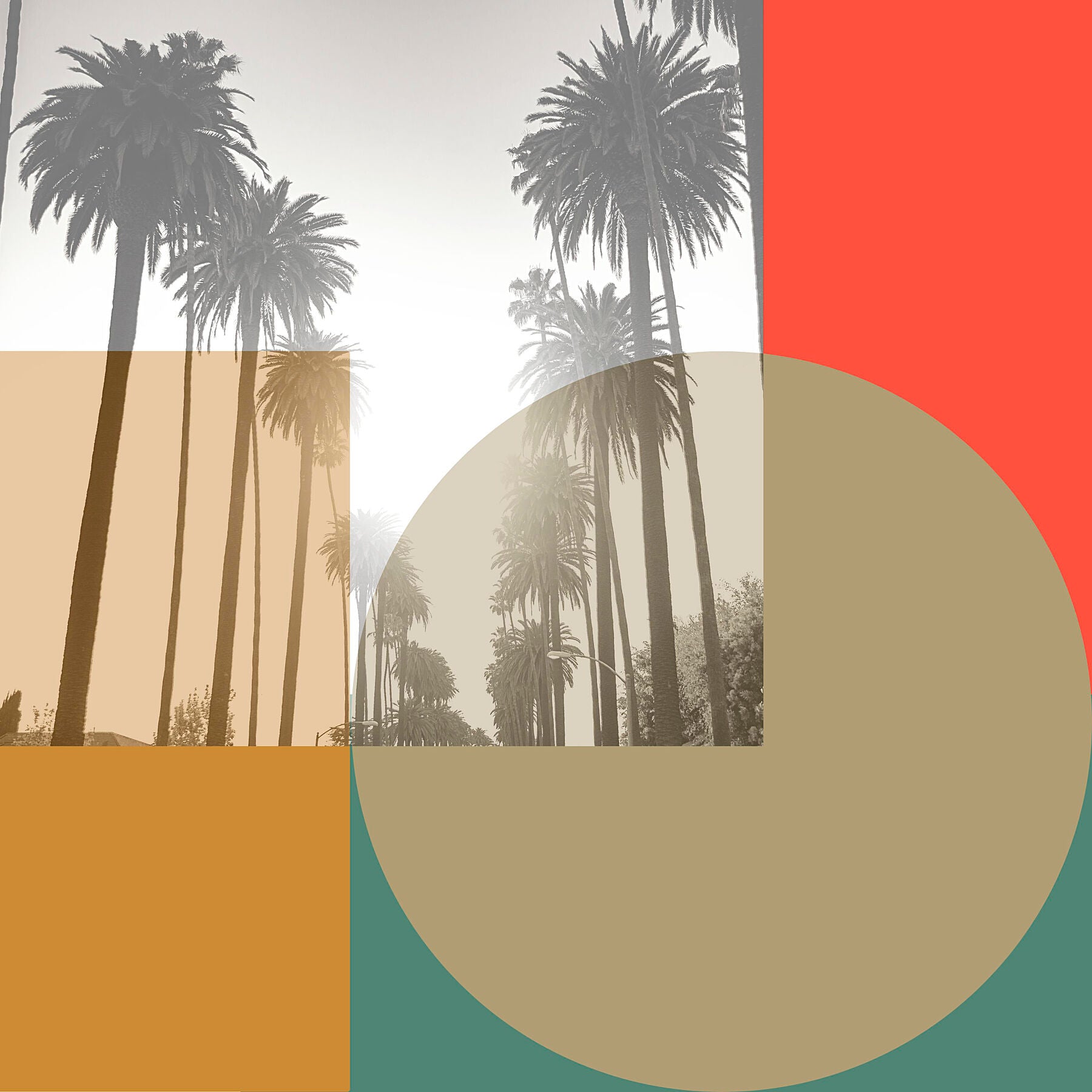 Miracle Mile - Contemporary, George, Painting, Rosaly by  Bridgeman Editions