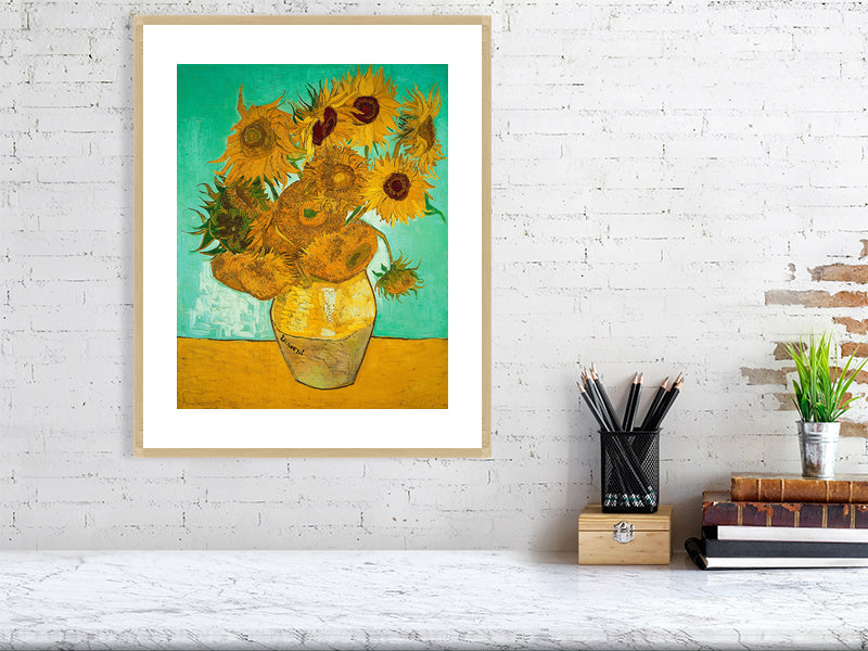 Vincent Van Gogh, Sunflowers, 1888 - BALowned, Gogh, Masters, Painting, Vincent van (1853-90) by  Bridgeman Editions