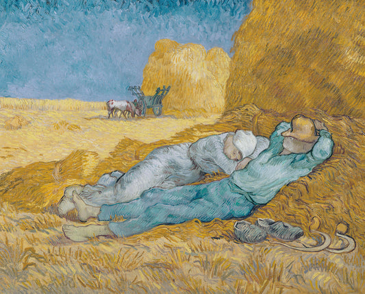 Vincent Van Gogh, Noon or The Siesta after Millet, 1890 - BALowned, Gogh, Masters, Painting, Vincent van (1853-90) by  Bridgeman Editions