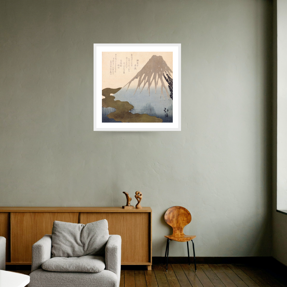 Mount Fuji Under the Snow, c1820-1830