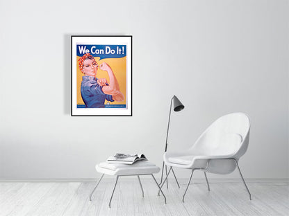 J. Howard Miller, We can do it! c1942 - Vintage Posters - Bridgeman Editions by  Bridgeman Editions