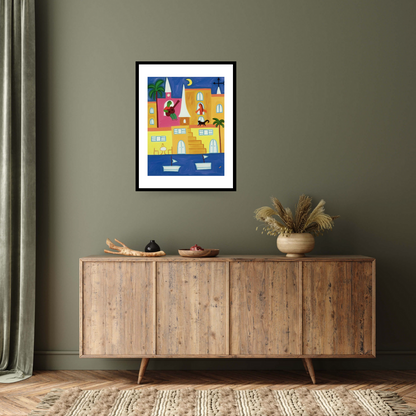 Serenata en Calvi, 2002 - Contemporary, Cristina, Painting, Rodriguez by  Bridgeman Editions