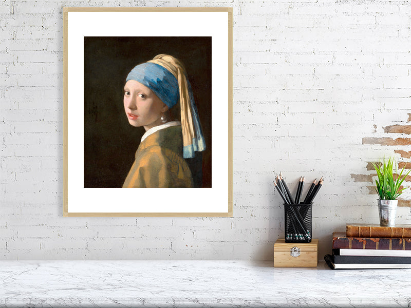 Girl with a Pearl Earring, c1665-6 - BALowned, Jan (Johannes) (1632-75), Masters, Painting, Vermeer by  Bridgeman Editions