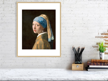 Girl with a Pearl Earring, c1665-6 - BALowned, Jan (Johannes) (1632-75), Masters, Painting, Vermeer by  Bridgeman Editions