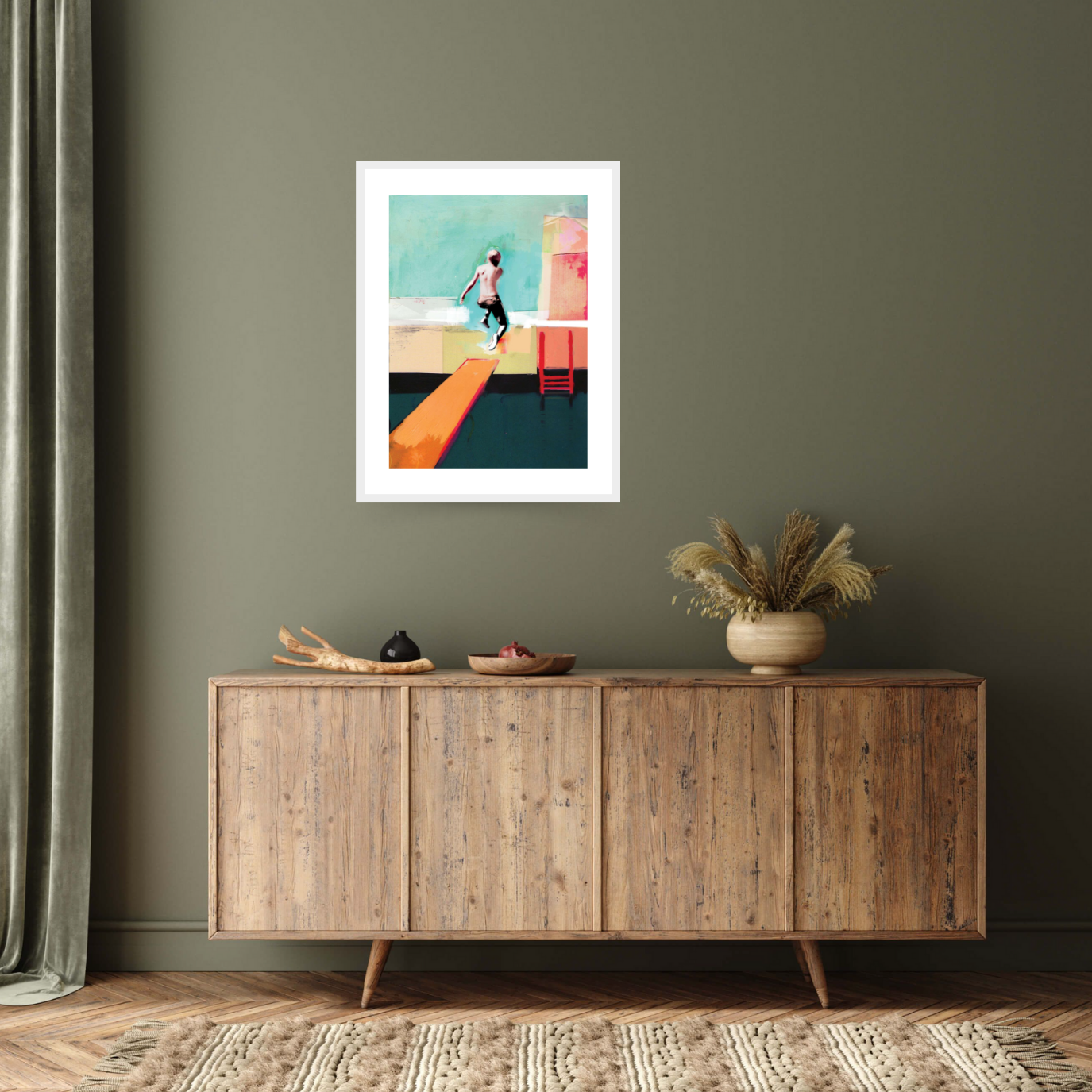 Pool Day, 2011 - Contemporary, David, McConochie, Painting by  Bridgeman Editions