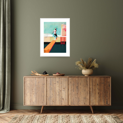 Pool Day, 2011 - Contemporary, David, McConochie, Painting by  Bridgeman Editions