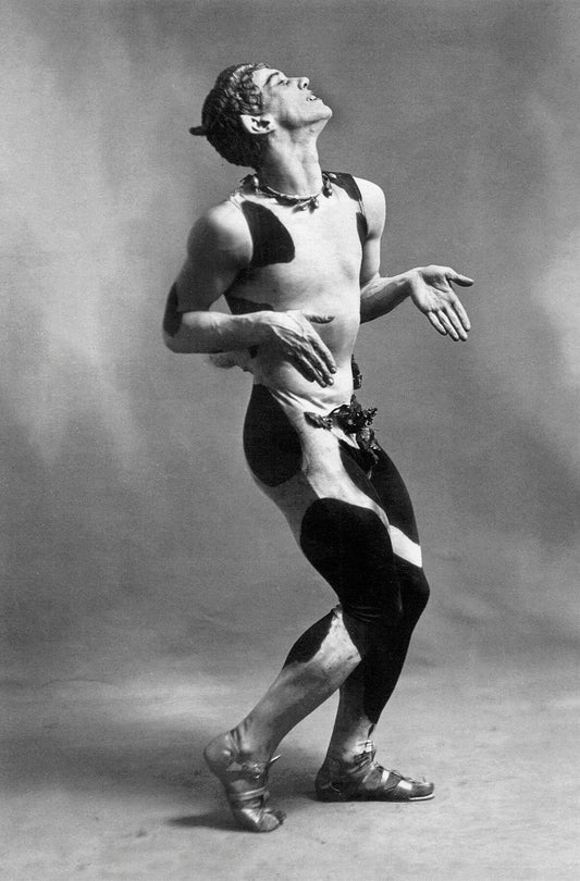 Vaslav Nijinsky as Faun in ballet Afternoon of a Faun Paris 1912 -  by  Bridgeman Editions