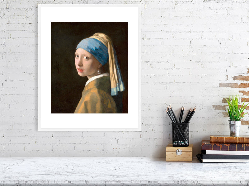 Girl with a Pearl Earring, c1665-6 - BALowned, Jan (Johannes) (1632-75), Masters, Painting, Vermeer by  Bridgeman Editions