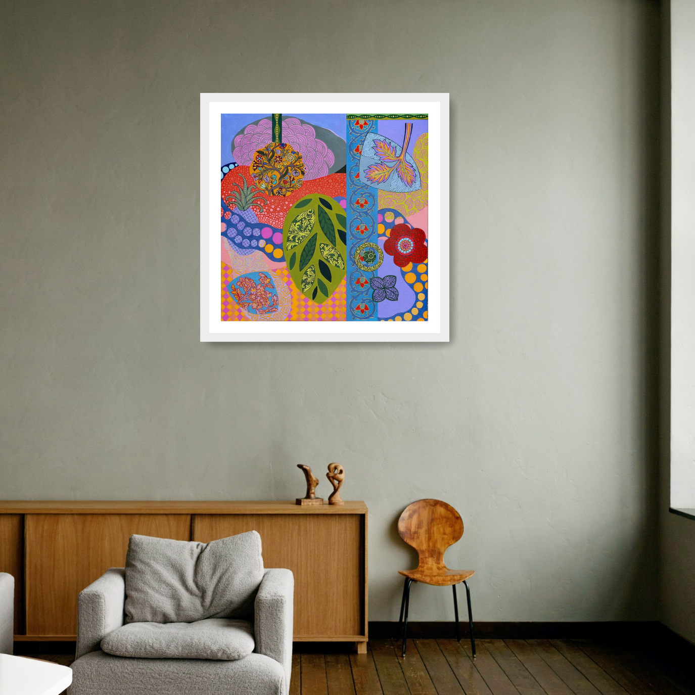 Purple Pineapple, 2018 - Contemporary, Ferdinands, Frances, Painting by  Bridgeman Editions