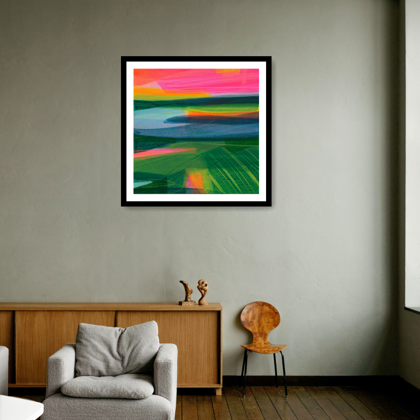 Embraced by Sussex, 2021 - Bridgwater, Contemporary, Faye, Painting by  Bridgeman Editions