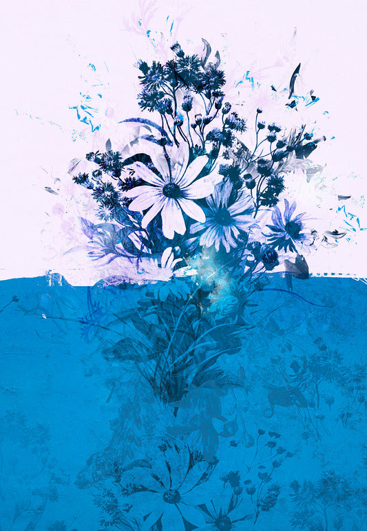 Teis Albers, Blue Bouquet, 2017 -  by  Bridgeman Editions