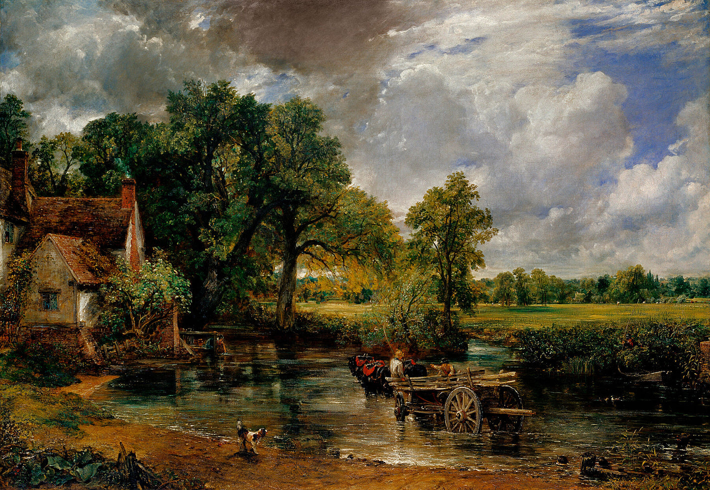 John Constable, The Hay Wain, 1821 - BALowned, Constable, John (1776-1837), Landscapes and Seascapes - Bridgeman Editions, Painting by  Bridgeman Editions