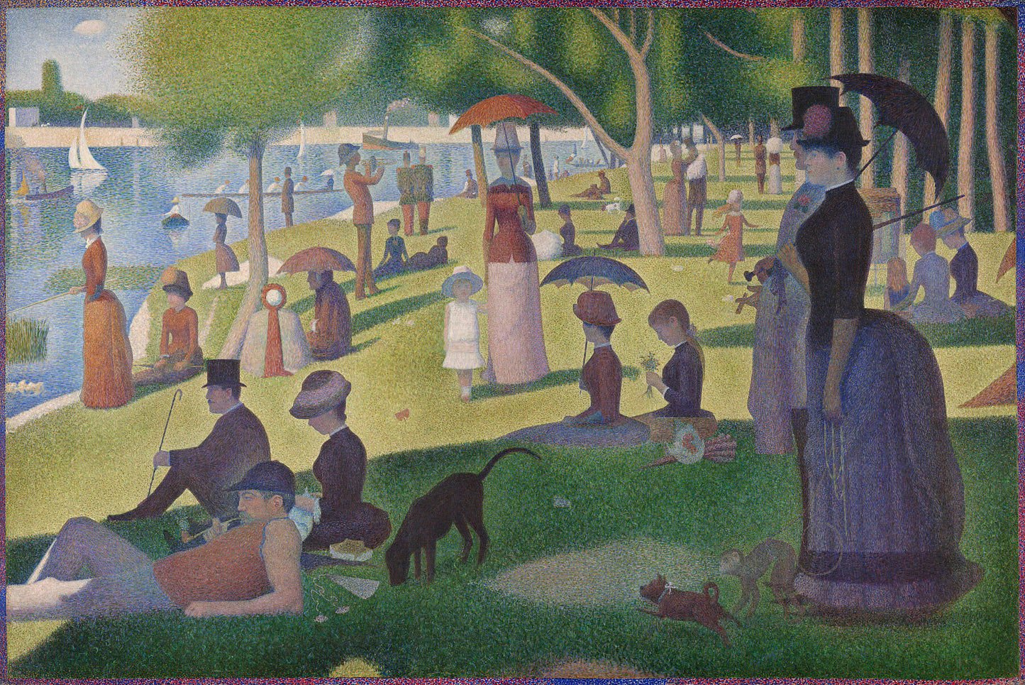 Georges Pierre Seurat, A Sunday on La Grande Jatte, 1884-86 - BALowned, Georges Pierre (1859-91), Masters, Painting, Seurat by  Bridgeman Editions