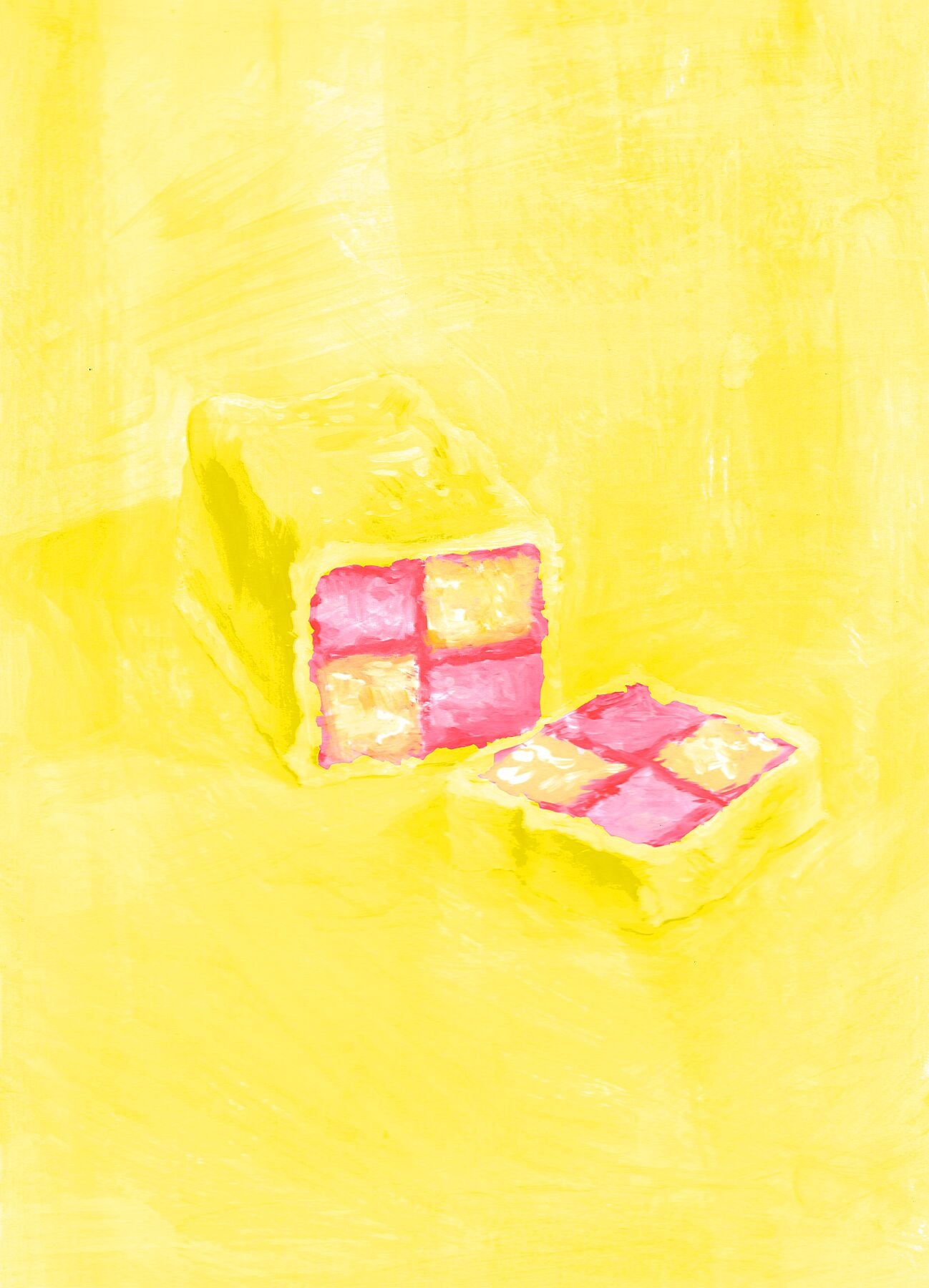 Battenberg Yellow Pink, 2024 -  by  Bridgeman Editions