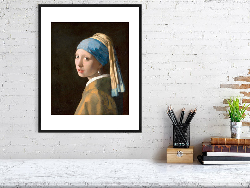 Girl with a Pearl Earring, c1665-6 - BALowned, Jan (Johannes) (1632-75), Masters, Painting, Vermeer by  Bridgeman Editions