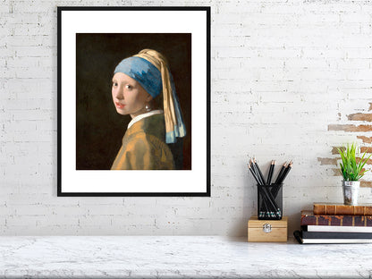 Girl with a Pearl Earring, c1665-6 - BALowned, Jan (Johannes) (1632-75), Masters, Painting, Vermeer by  Bridgeman Editions