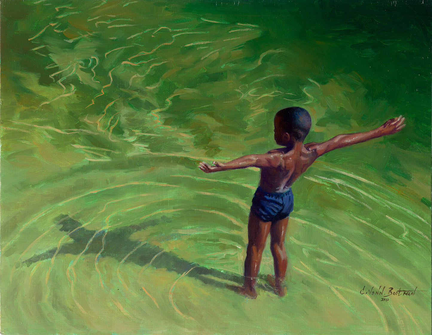 Me, 2011 - Bootman, Colin, Contemporary, Painting by  Bridgeman Editions