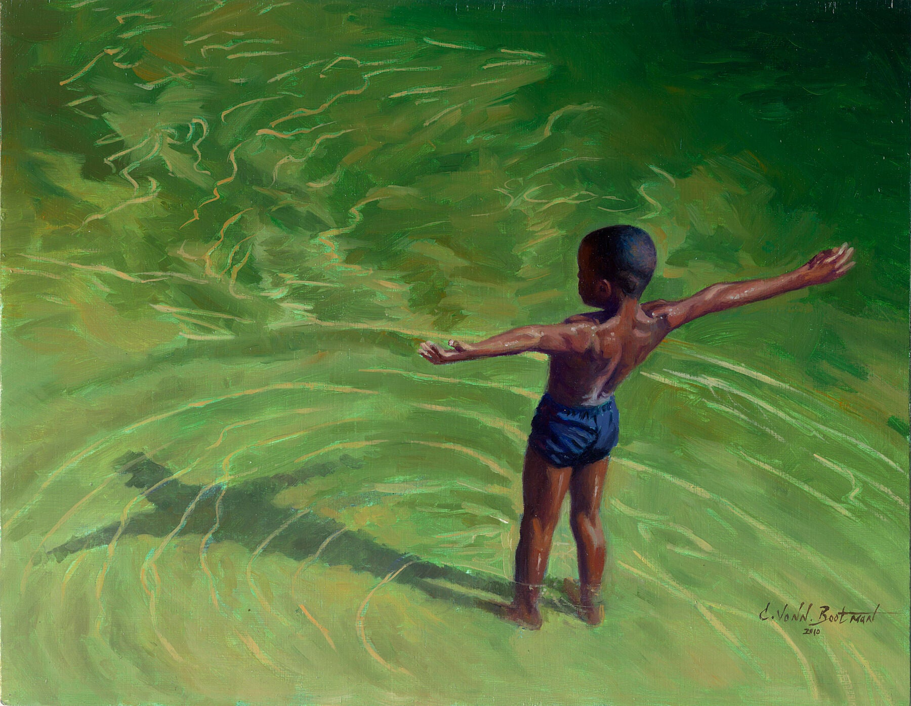 Me, 2011 - Bootman, Colin, Contemporary, Painting by  Bridgeman Editions