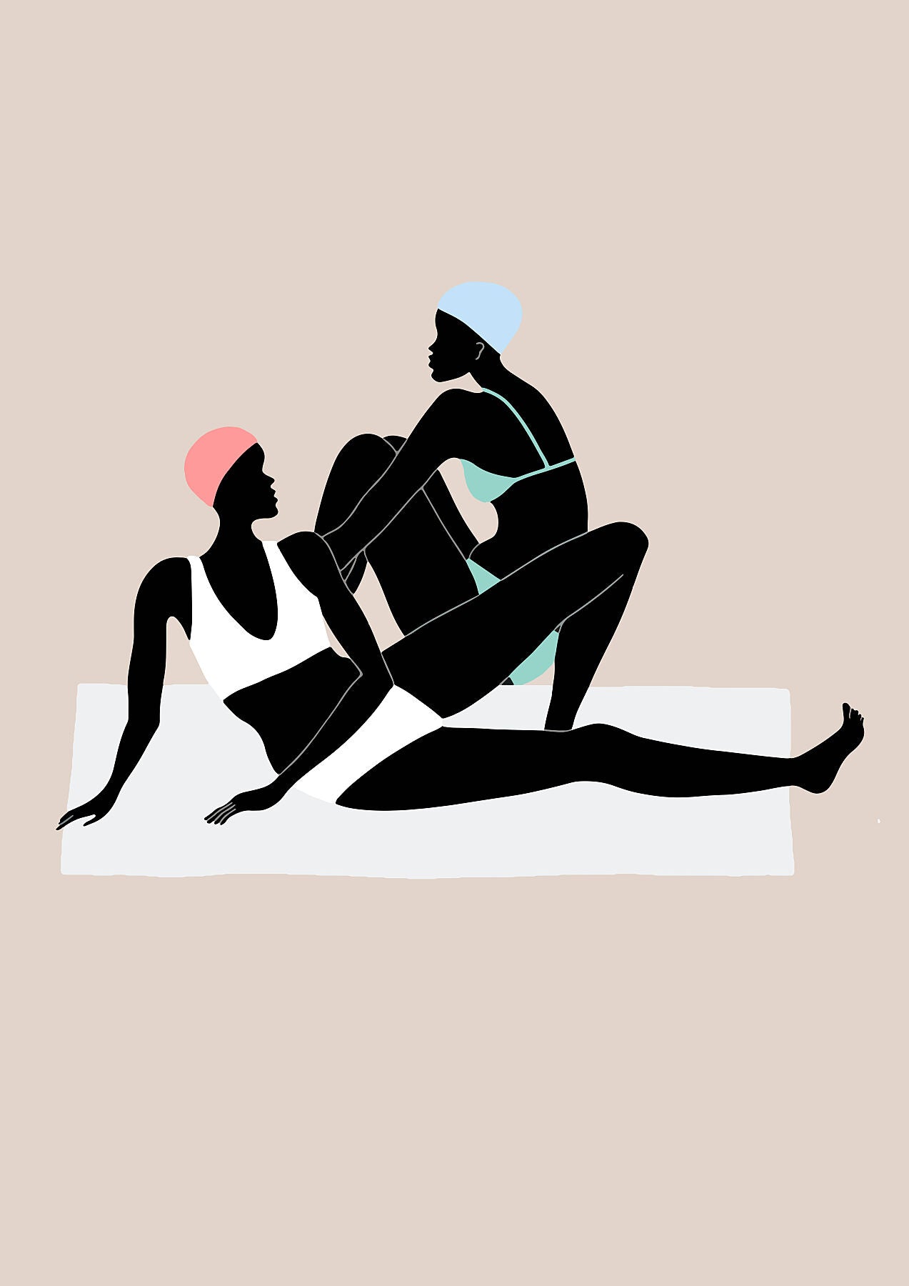 The Pool, 2016 - Chen, Contemporary, Painting, Yi Xiao by  Bridgeman Editions