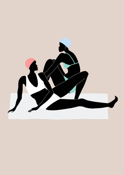 The Pool, 2016 - Chen, Contemporary, Painting, Yi Xiao by  Bridgeman Editions