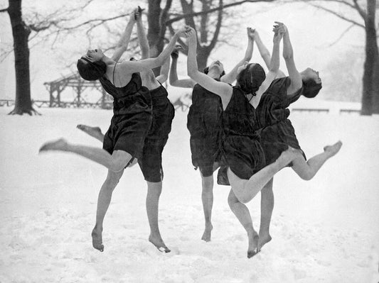 Barefoot Dance In The Snow -  by  Bridgeman Editions