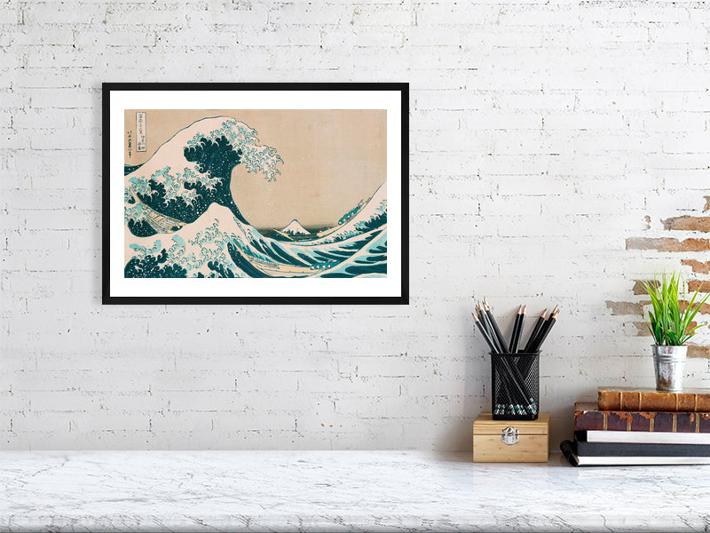 Katsushika Hokusai, Under the Wave off Kanagawa or The Great Wave from the series 36 Views of MtFuji, 1830-31 - BALowned, Hokusai, Katsushika (1760-1849), Masters, Painting by  Bridgeman Editions