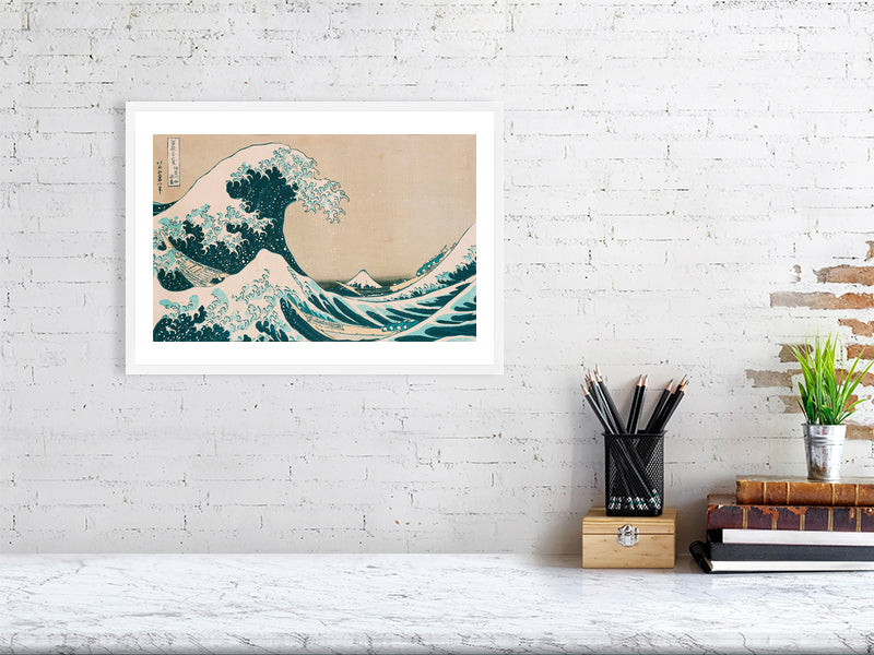 Katsushika Hokusai, Under the Wave off Kanagawa or The Great Wave from the series 36 Views of MtFuji, 1830-31 - BALowned, Hokusai, Katsushika (1760-1849), Masters, Painting by  Bridgeman Editions