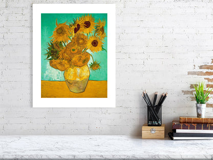 Vincent Van Gogh, Sunflowers, 1888 - BALowned, Gogh, Masters, Painting, Vincent van (1853-90) by  Bridgeman Editions